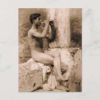 Musician Boy Postcard
