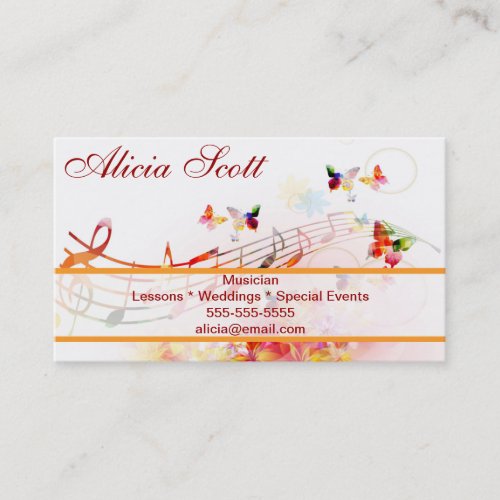 Musician Business Card