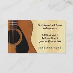 Musician Business Card