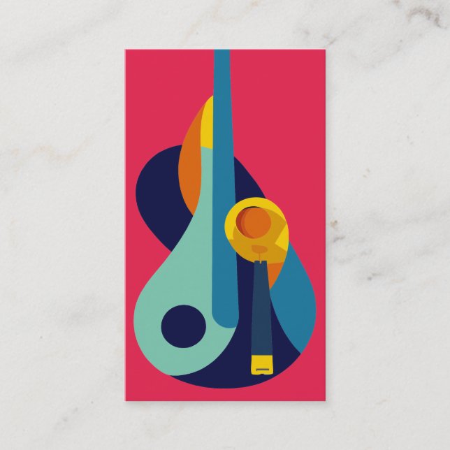Musician  business card (Front)