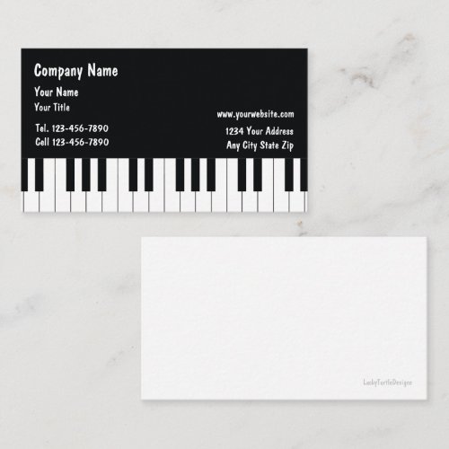 Musician Business Cards