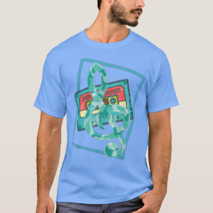 Musician Cassette Retro 90s Vaporwave Music Treble T-Shirt