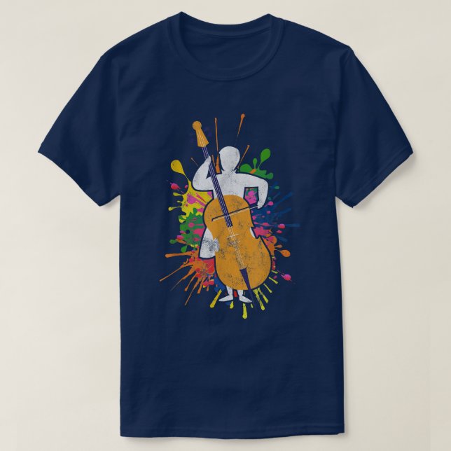 Musician Cello Music Musician Cellist 1998 T-Shirt (Design Front)
