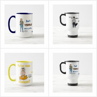 Musician Character Mugs