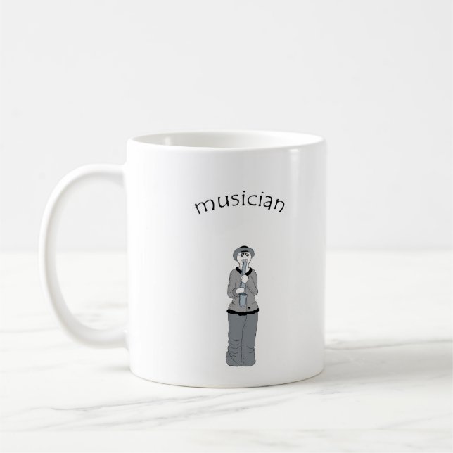 musician coffee mug (Left)