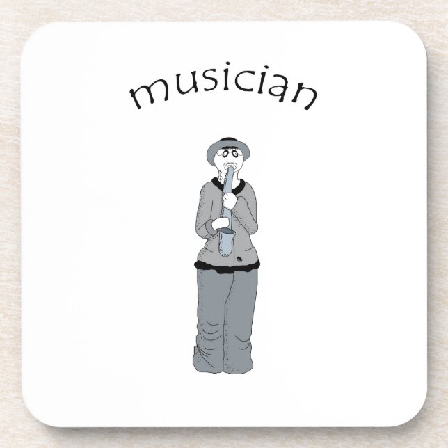 musician drink coaster (Front)