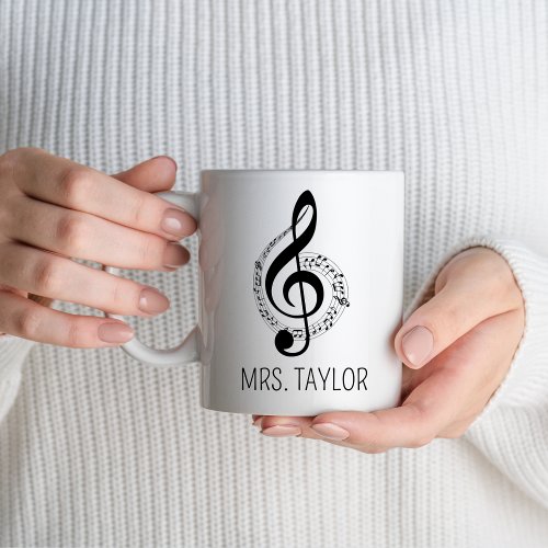 Musician Gift Music Teacher Gift Piano Teacher  Mug