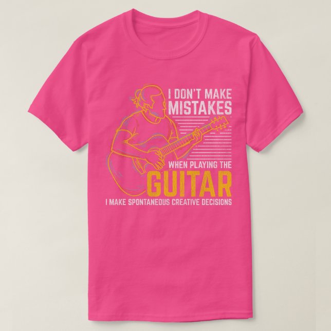 Musician Gift Musical Instrument Music Guitar T-Shirt (Design Front)