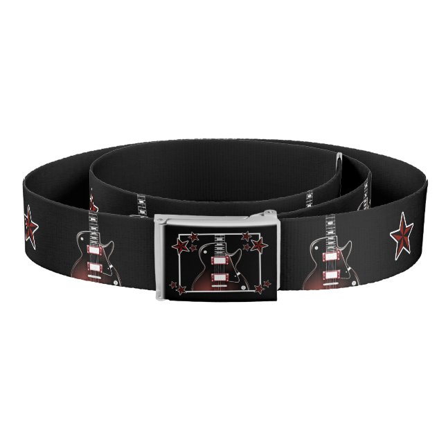 Musician Guitar Belt Rock Country Rockabilly Star (Coil)
