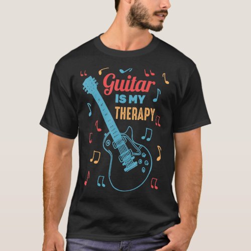 Musician _ Guitar Is My Therapy _ Peace _ Artist _ T_Shirt