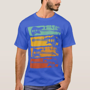 Musician Guitar Lover Guitar Player Guitarist Retr T-Shirt