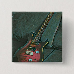 musician guitar lovers gift button