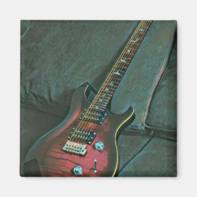 musician guitar lovers gift magnet (Front)
