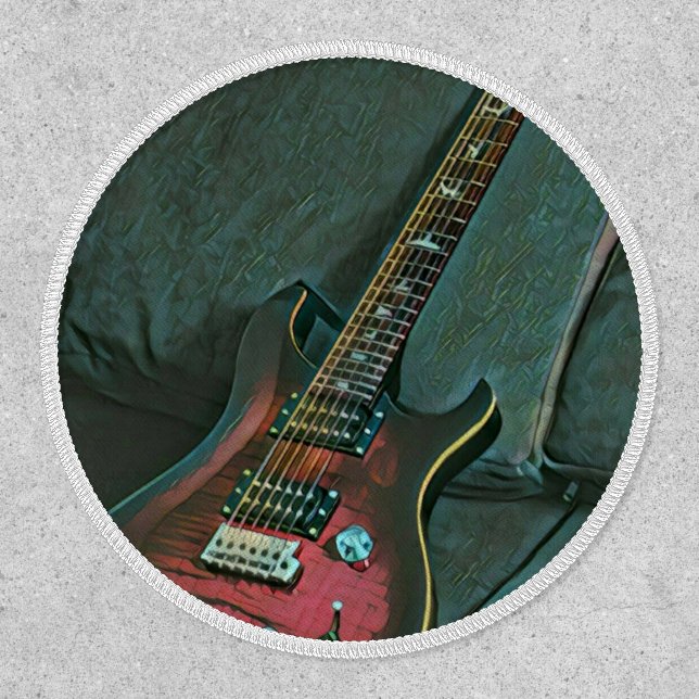 musician guitar lovers gift patch (Front)