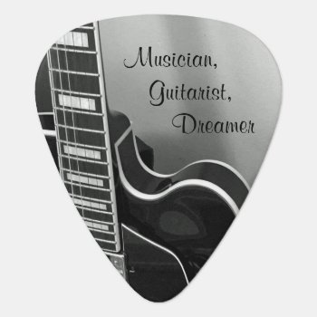 Musician  Guitarist  Dreamer Guitar Pick by ops2014 at Zazzle