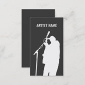Musician Guitarist Singer Band Artist Publicity Business Card (Front/Back)