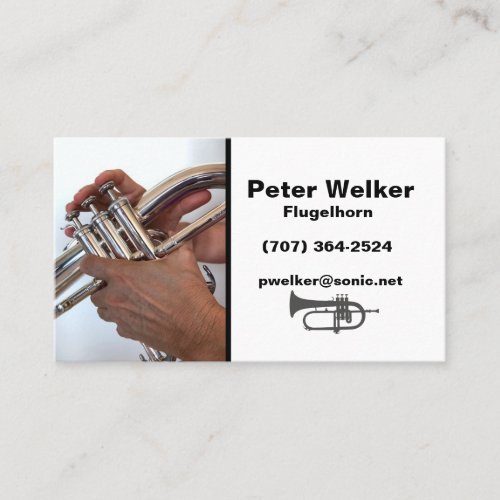 Musician Horn Player Composer Arranger  Business Card
