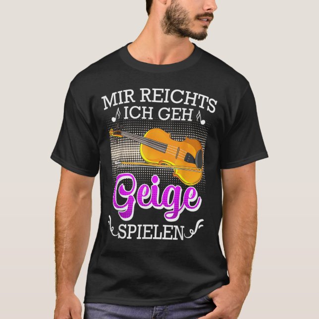 Musician I just want to play the violin T-Shirt (Front)