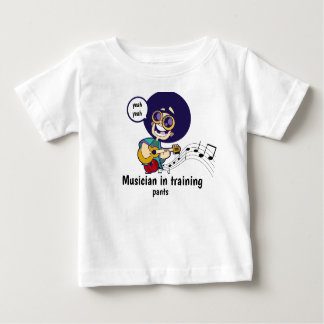 "Musician in training pants" Baby T-Shirt