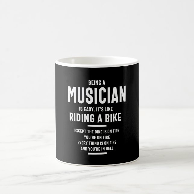 Musician Job Title Gift Coffee Mug (Center)