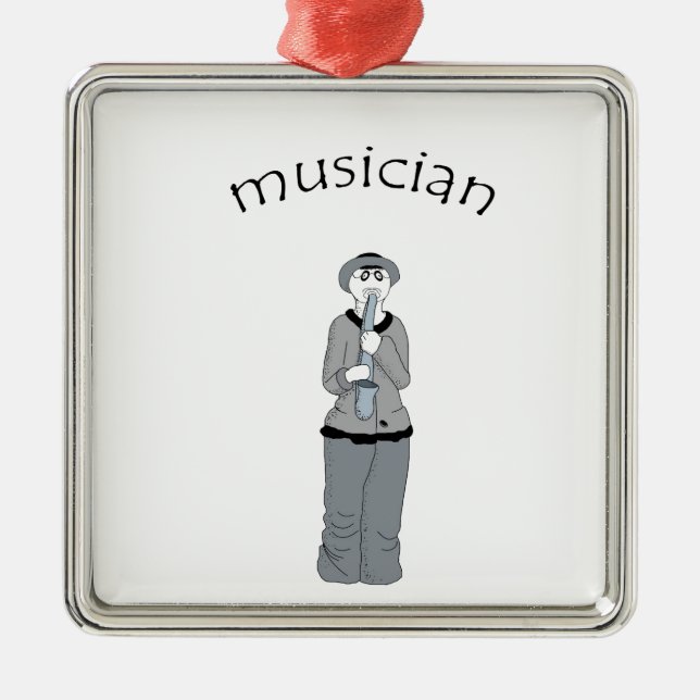 musician metal ornament (Front)