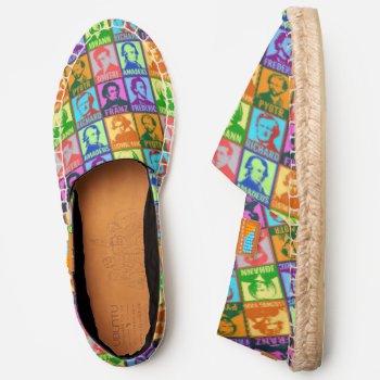 Musician | Modern Pop Art Classical Composers Espadrilles by OffRecord at Zazzle