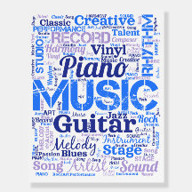 Musician Music Lover Word Cloud
