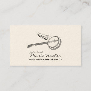 Musician/Music Teacher Business Card