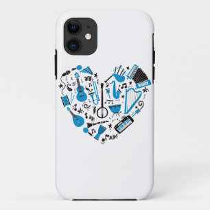 Musician Musical Instrument Heart Tool iPhone 11 Case
