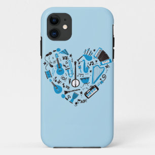 Musician Musical Instrument Heart Tool iPhone 11 Case
