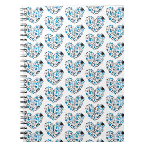 Musician Musical Instrument Heart Tool Notebook