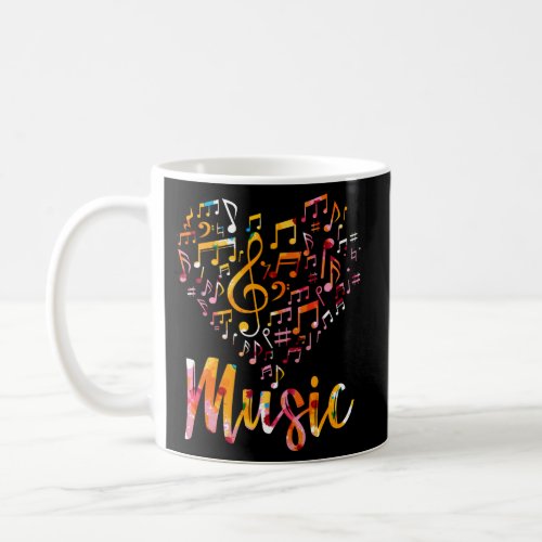 Musician Musical Instrument Music Notes Treble Cle Coffee Mug
