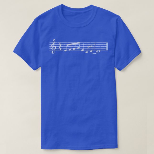 Musician Notes The Font Mozart Classic Music Lover T-Shirt (Design Front)