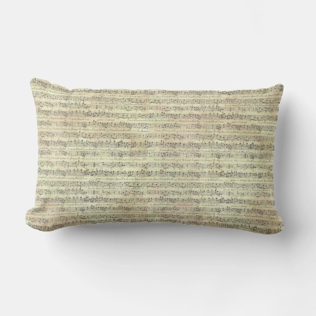 musician, pianist, music, musical, piano, music te lumbar pillow (Front)