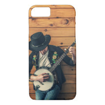 Musician playing guitar - iPhone / iPad case