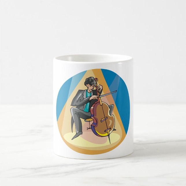 Musician Playing The Chello Coffee Mug (Creator Uploaded)