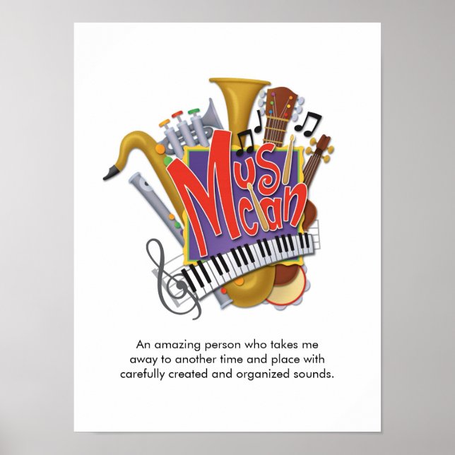 “Musician” Poster (Front)