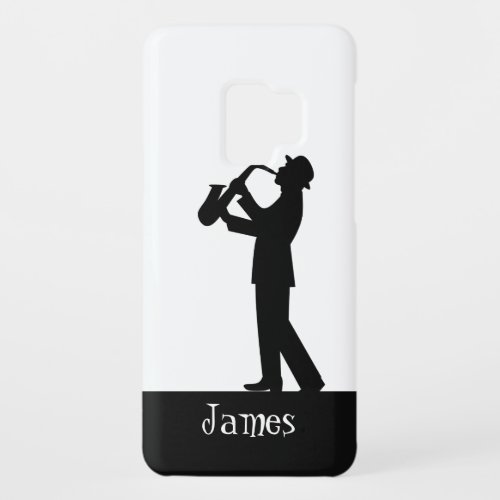 Musician Saxophone Silhouette Quote Art Customize Case_Mate Samsung Galaxy S9 Case