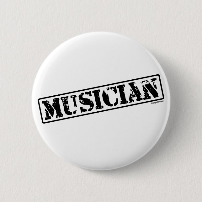 Musician Stamp Button (Front)