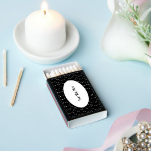 Musician Theme Various White Music Notes on black Matchboxes