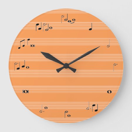 Musician Time Clock - Orange And White