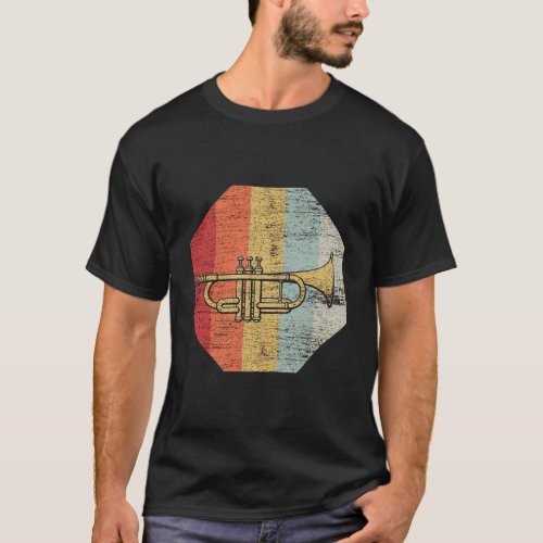 Musician Trumpeter Gifts Marching Band Trumpet T_Shirt