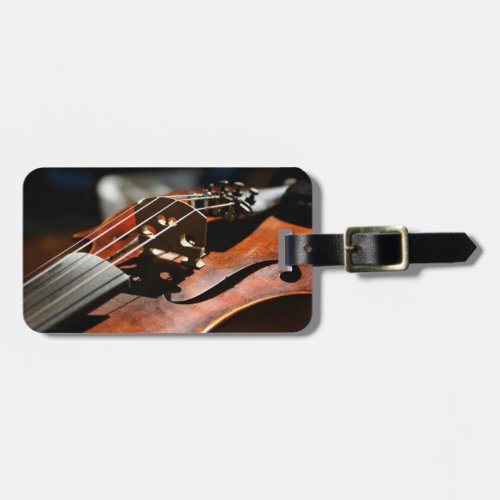 Musician Violin Case Travel ID Luggage Tag