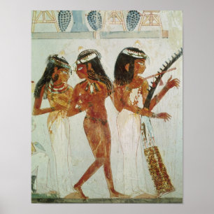 Musicians and a Dancer Poster