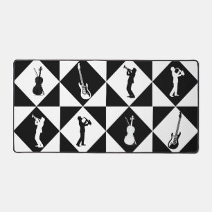 Musicians and Instruments Desk Mat