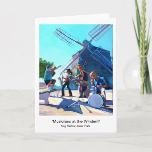 Musicians at the Windmill Card