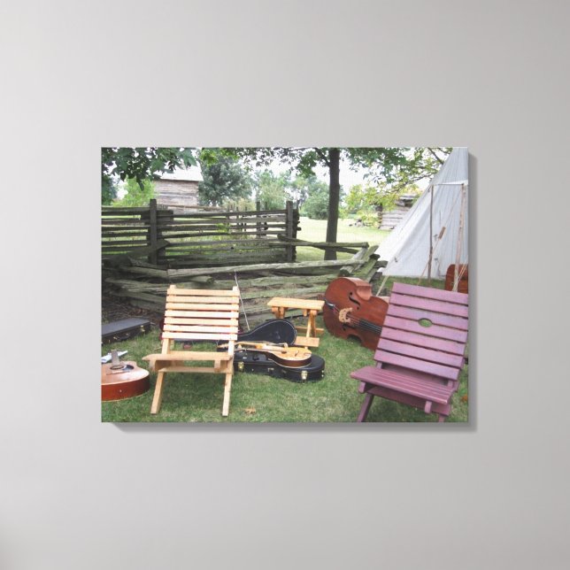Musician's Band Camp Canvas Print (Front)