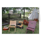 Musician's Band Camp Greeting Card (Front Horizontal)