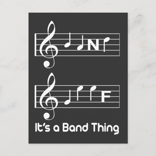 Musicians Band Geek Music Notes Spelling Funny (Front)