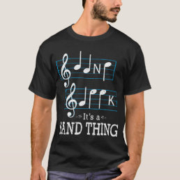 Musicians Band Geek Music Notes Spelling Funny T-Shirt